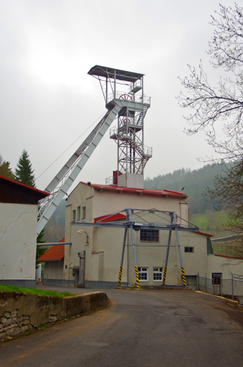 Jáchymov, šachta Svornost, Česká republika