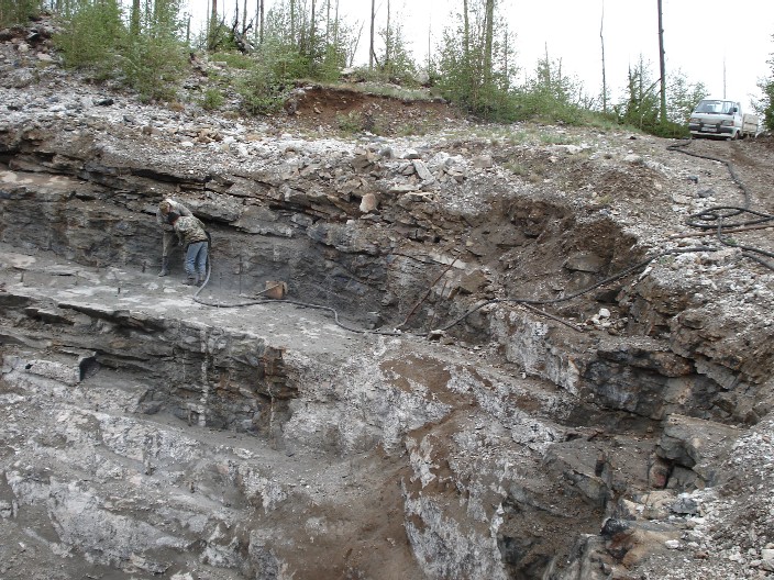 Pegmatit "Sousedka", Rusko