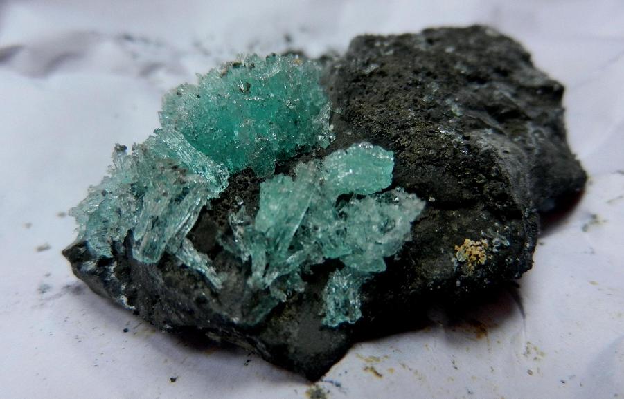 Melanterit, Pyrit, Arzenopyrit