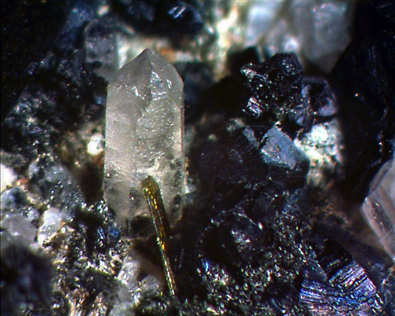 Křemen, Epidot, Klinochlor