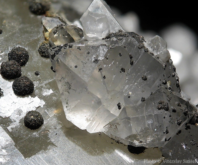 Křemen, Pyrit, Fluorit