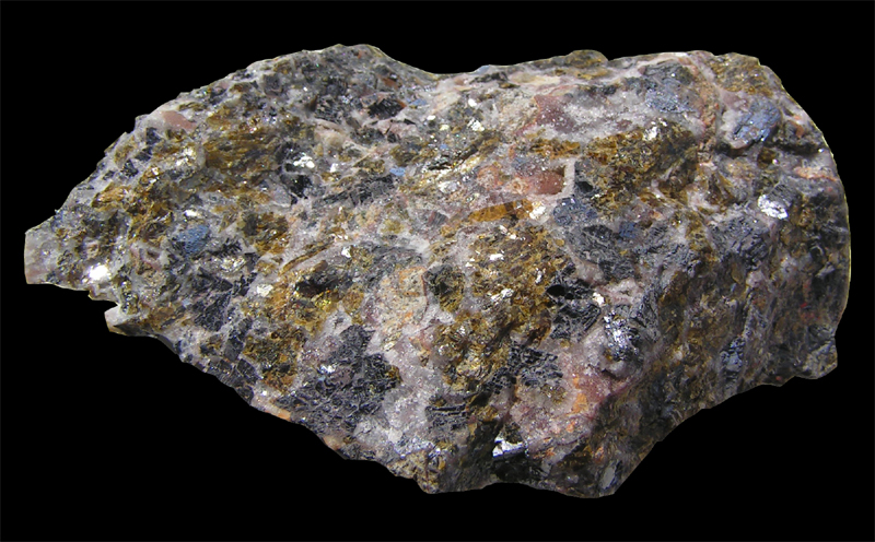 Galenit, Sfalerit, Křemen