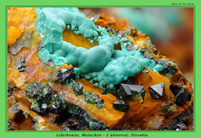 Malachit, Libethenit