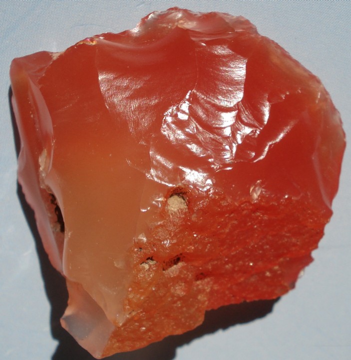 Křemen (var. Karneol)