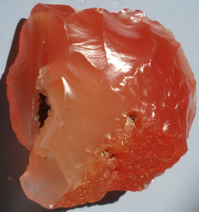 Křemen (var. Karneol)