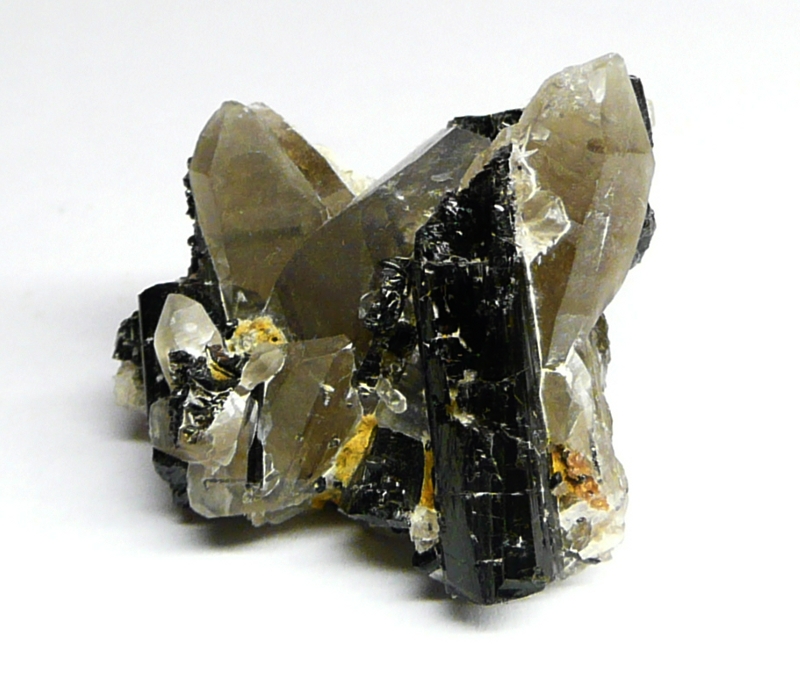 Skoryl, Křemen (var. Záhněda)