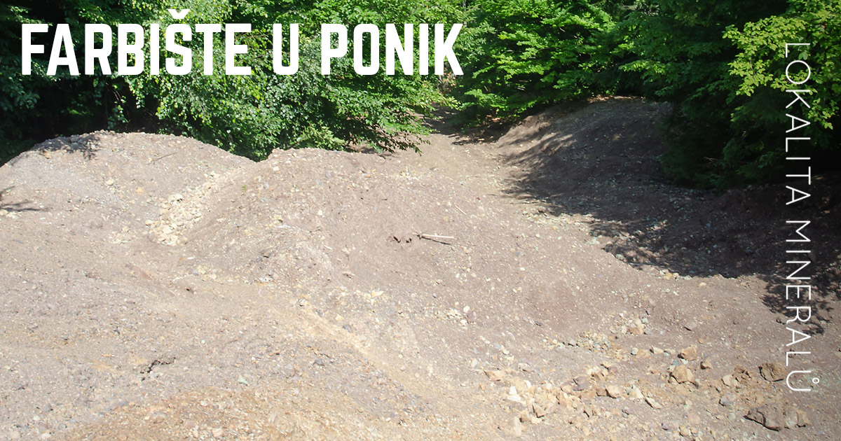 Farbiště u Ponik - lokalita Cu sekundárů