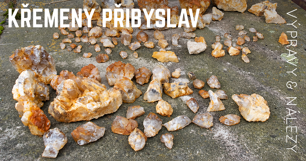 Nález dutinových křemenů na Přibyslavsku