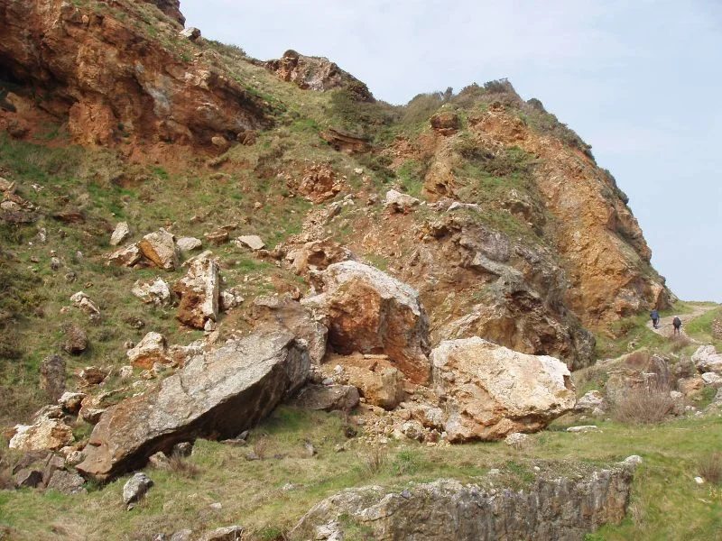 Mineralogická lokalita Berbes, Asturias, Spain