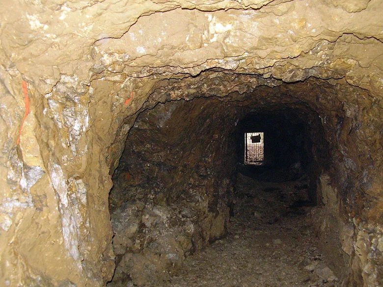 Mineralogická lokalita Borovec, štola Na barytě, Czech Republic