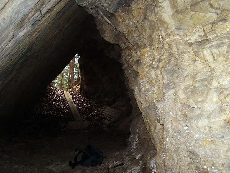 Mineralogická lokalita Borovec, štola Na Bukovské, Czech Republic