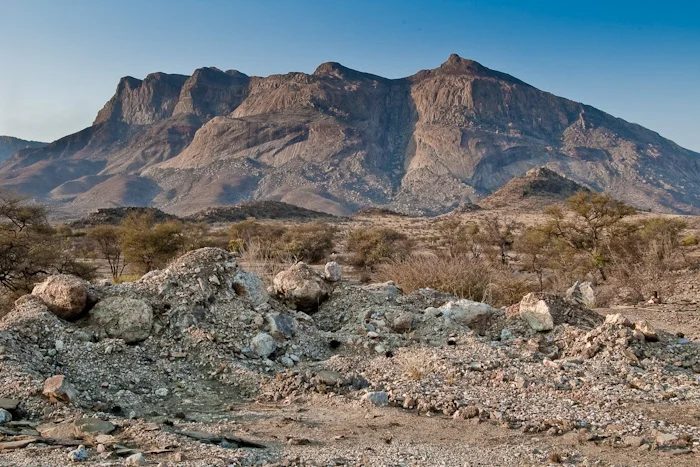 Mineralogická lokalita Erongo, Hohenstein, Namibia
