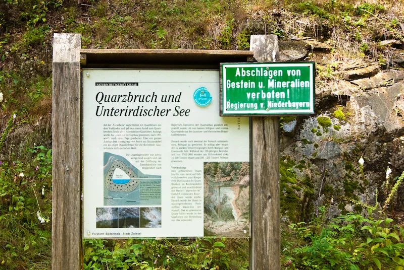 Mineralogická lokalita Hennenkobel, Rabenstein, Germany