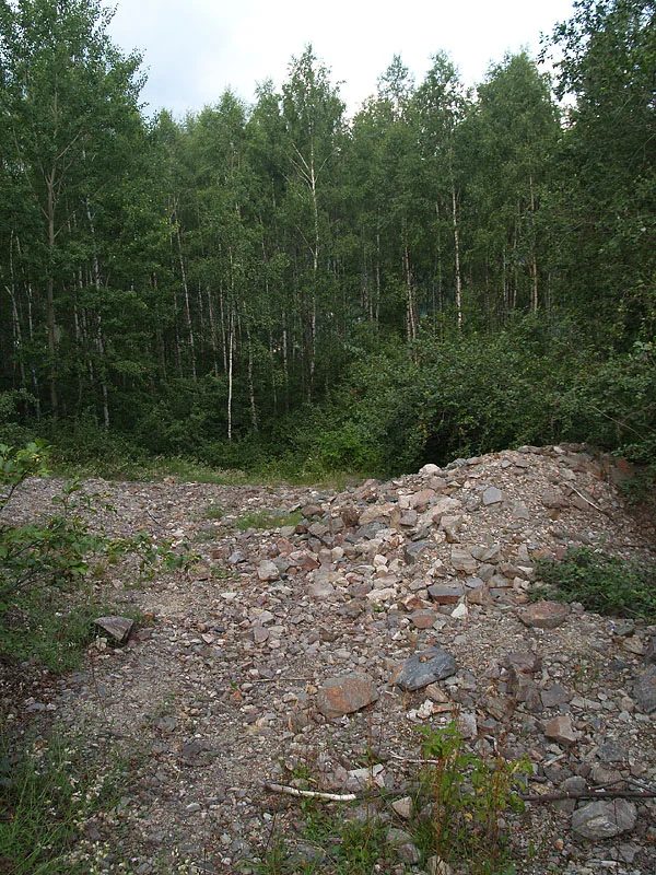 Mineralogická lokalita Jáchymov, halda dolu Svornost, Czech Republic