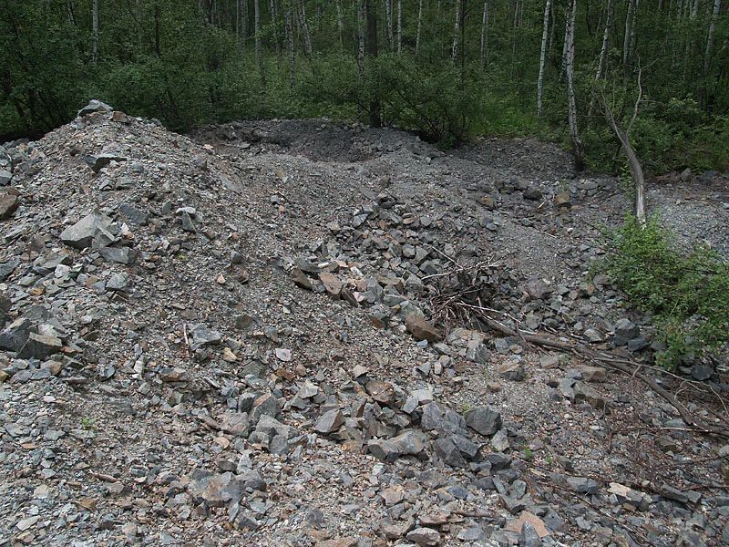 Mineralogická lokalita Jáchymov, halda dolu Svornost, Czech Republic