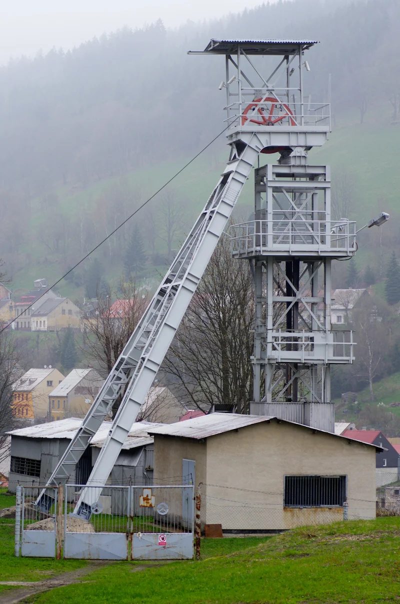 Mineralogická lokalita Jáchymov, šachta Josefka, Czech Republic