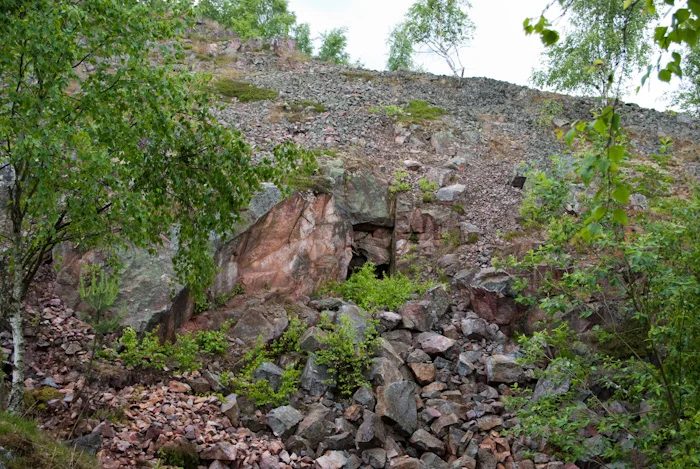 Mineralogická lokalita Krásno Vysoký kámen-greisen, Czech Republic