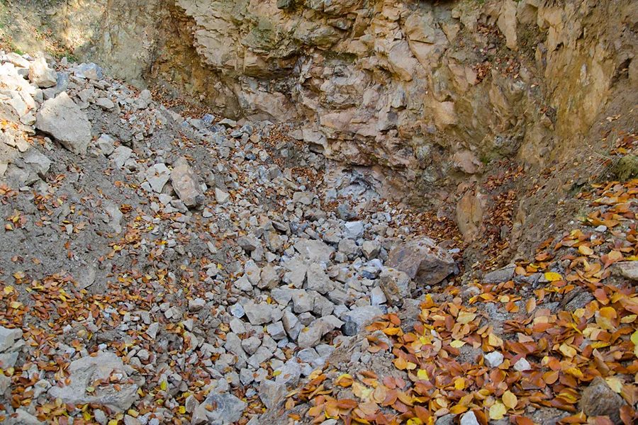 Mineralogická lokalita Krupka, Prokopský peň, Czech Republic
