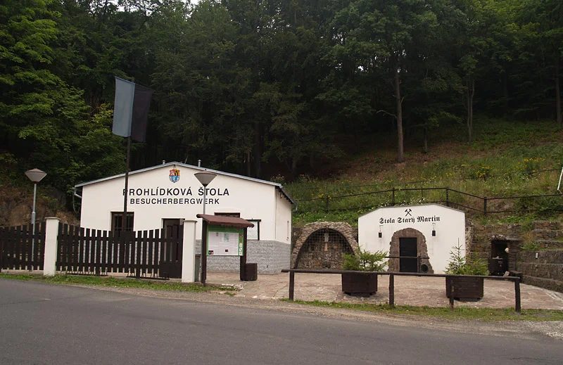 Mineralogická lokalita Krupka, štola Starý Martin, Czech Republic