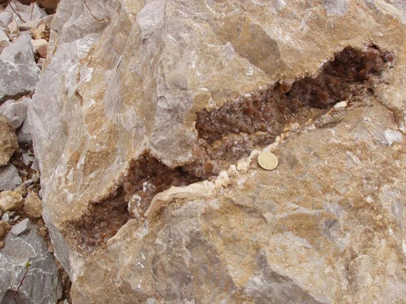 Mineralogická lokalita Monte Naranco, Asturias, Spain