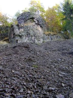 Poličany, struskové haldy