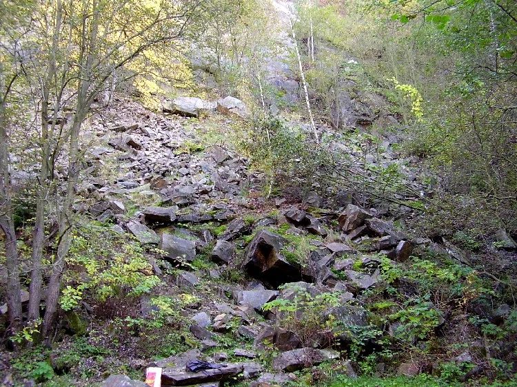 Mineralogická lokalita Poličany, Vrbův mlýn, Czech Republic