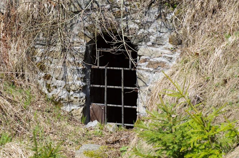 Mineralogická lokalita Zlatý Kopec, štola Hermann, Czech Republic
