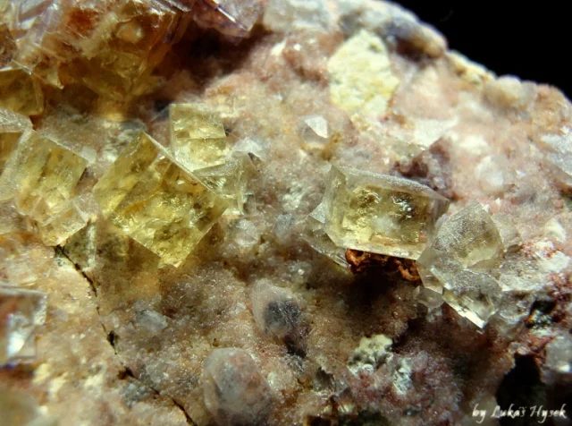 Fotografie minerálu Fluorit z lokality Vrchoslav, Czech Republic