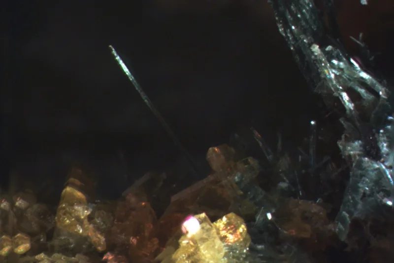 Fotografie minerálů Aktinolit, Epidot z lokality Wedretta di Sissone, Italy
