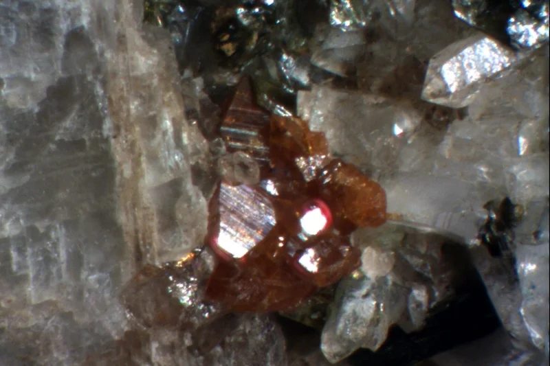 Fotografie minerálu Anatas z lokality Haupental Scharte, Austria
