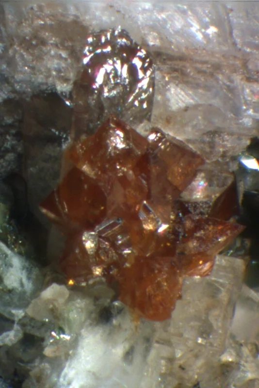 Fotografie minerálu Anatas z lokality Haupental Scharte, Austria