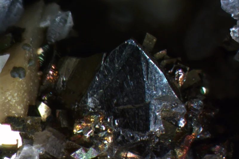 Fotografie minerálu Tetraedrit z lokality Příbram, Czech Republic