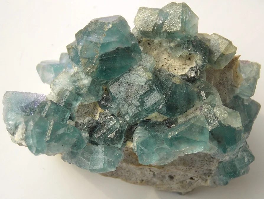 Fotografie minerálu Fluorit z lokality Kožlí, Czech Republic