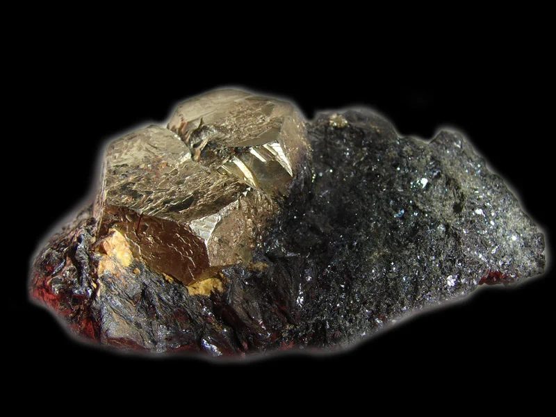 Fotografie minerálu Pyrit z lokality Waldenstein, Carinthia, Austria