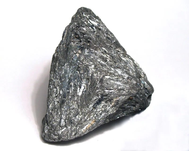 Fotografie minerálu Antimonit z lokality Příbram, Bohutín, Czech Republic