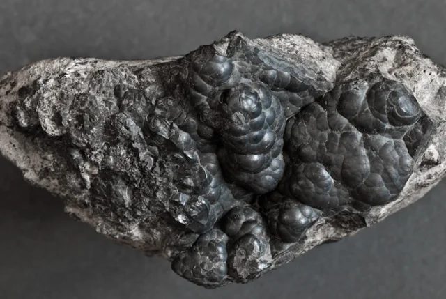Fotografie minerálu Stibarzen z lokality Třebsko u Příbrami, Czech Republic