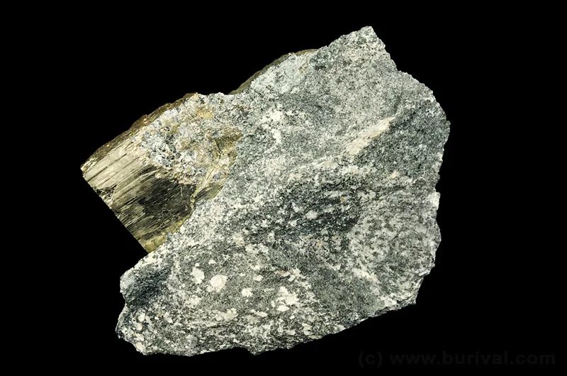 Fotografie minerálu Pyrit z lokality Mirošov, Czech Republic