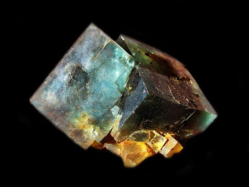 Fotografie minerálu Fluorit z lokality Budjgar, Mongolia