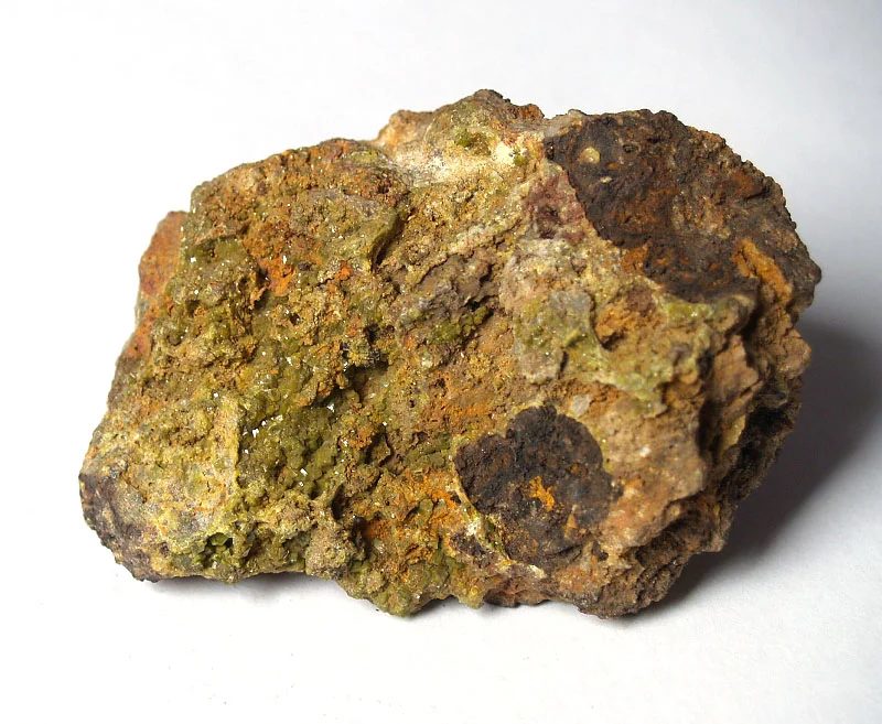 Fotografie minerálu Pyromorfit z lokality Příbram, Bohutín, Czech Republic