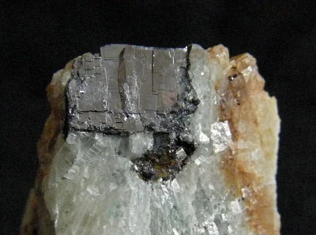 Fotografie minerálu Galenit z lokality Niederschlag, Germany