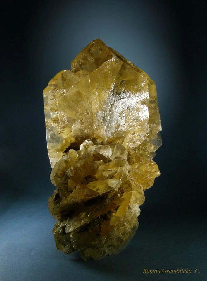 Fotografie minerálu Sádrovec z lokality Libouš, Czech Republic