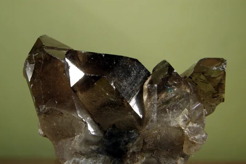 Fotografie minerálu Křemen (var. záhněda) z lokality Zinggenstock, Switzerland