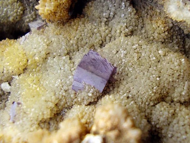Fotografie minerálu Fluorit z lokality Kožlí, Czech Republic