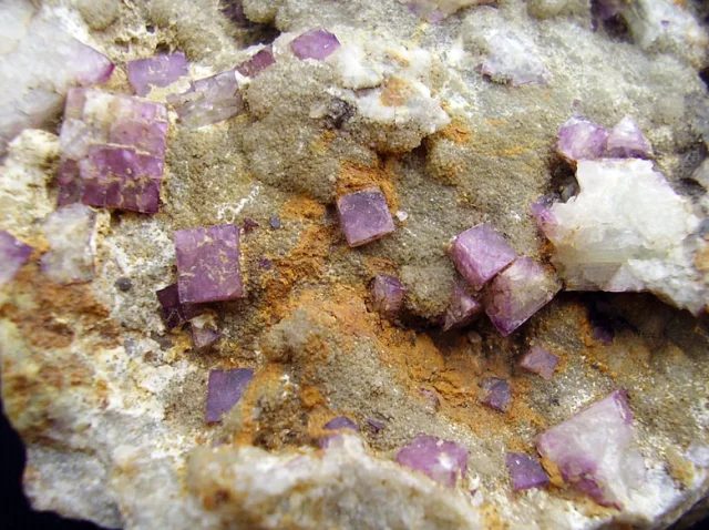 Fotografie minerálu Fluorit z lokality Kožlí, Czech Republic