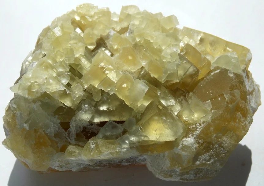 Fotografie minerálu Fluorit z lokality Běstvina, Czech Republic