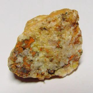 Fotografie minerálu Minium z lokality Stříbro, Czech Republic
