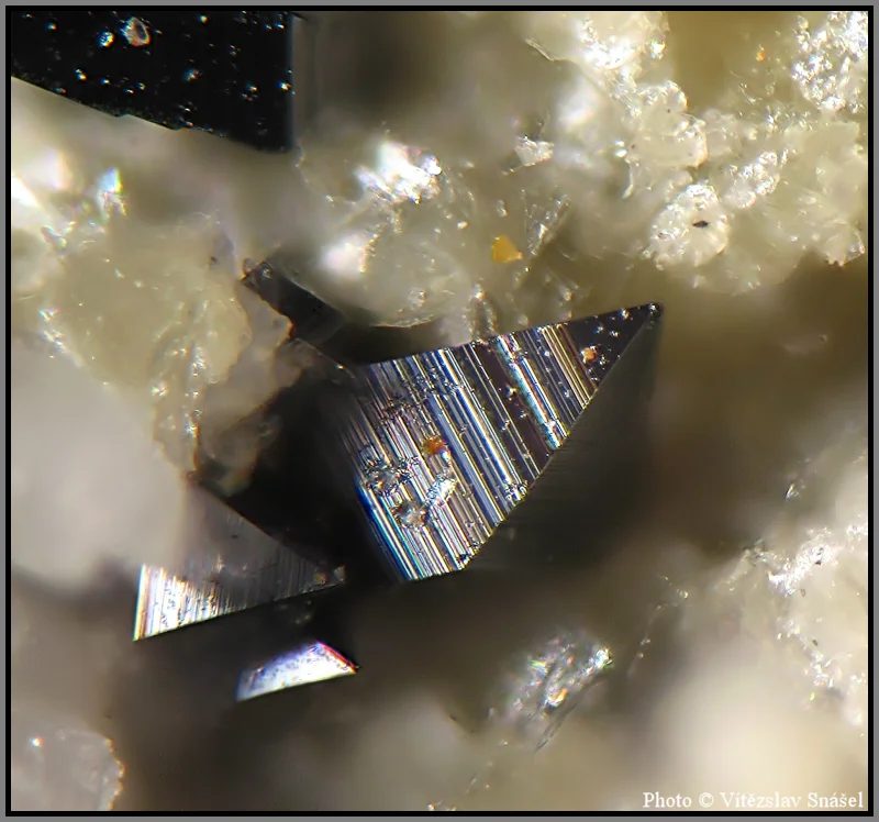 Fotografie minerálu Anatas z lokality La Lande quarry, Brittany, France