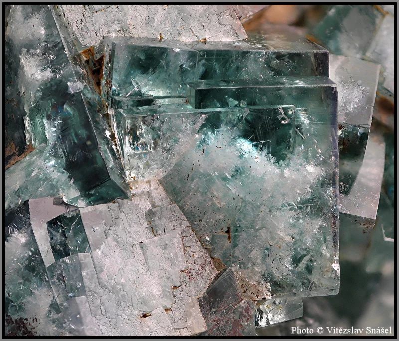 Fotografie minerálu Fluorit z lokality Weardale, United Kingdom