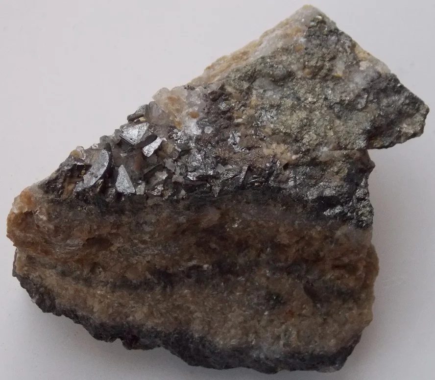 Fotografie minerálu Tetraedrit z lokality Příbram, Czech Republic