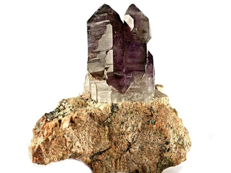 Fotografie minerálu Křemen (var. ametyst) z lokality Brandberg, Namibia